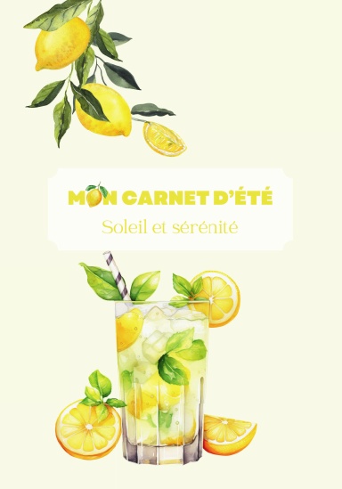 Carnet d'été - édition Lemonade (collection Dopamine)