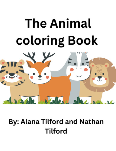 Alphabet Animal coloring book