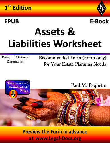 EPUB - Assets & Liabilities Worksheet - F&D