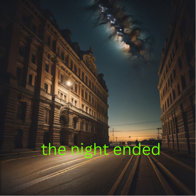 the night ended a fictional novel