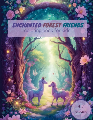 Enchanted Forest Friends Coloring Book