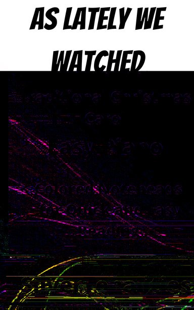 As Lately We Watched Easy Piano Sheet Music with Colored Notation