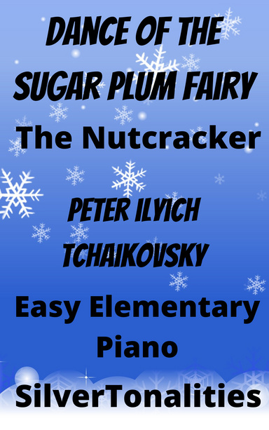 Dance of the Sugar Plum Fairy Nutcracker Suite Easy Elementary Piano Sheet Music with Colored Notation