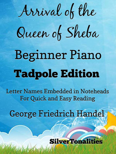 Arrival of the Queen of Sheba Beginner Piano Sheet Music 2nd Edition