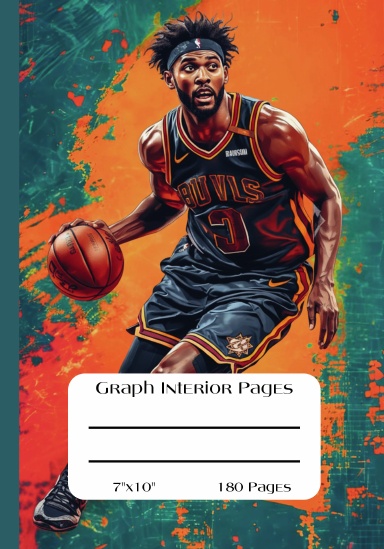 Graph Interior Pages, 7"x10",180 Pages