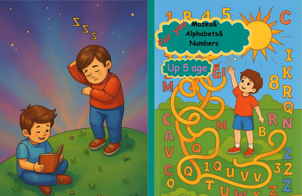 Mazes&learn:numbers&Alphabets