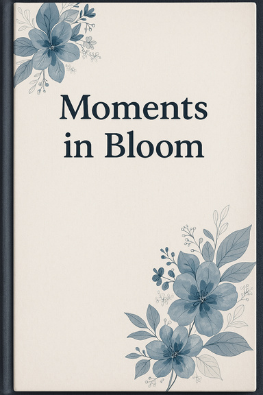 Elegant Floral Lined Paper – A4 Printable Template