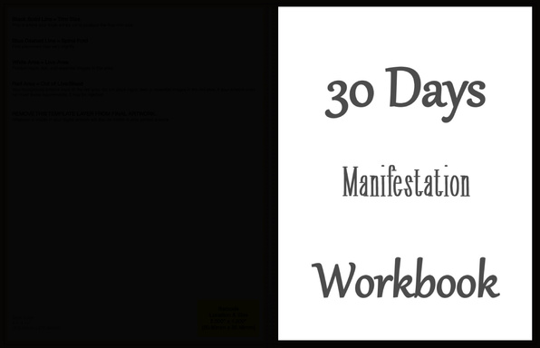 30 Days Manifestation     Workbook