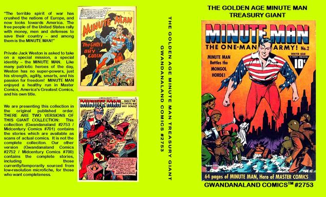 The Golden Age Minute Man Treasury Giant