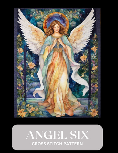 ANGEL SIX CROSS STITCH PATTERN