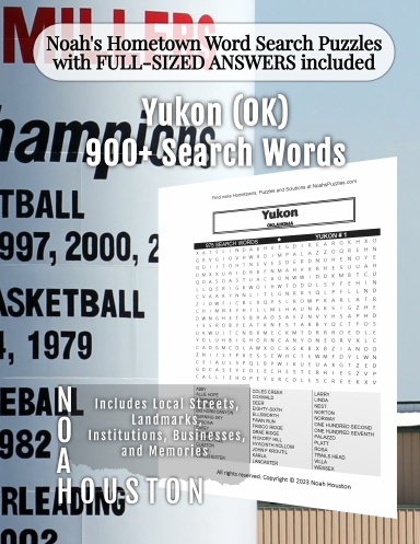 Noah’s Hometown Word Search Puzzles with FULL-SIZED ANSWERS included Yukon (OK)