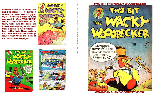 Two-Bit The Wacky Woodpecker