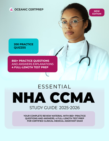 Essential NHA CCMA Study Guide 2025-2026