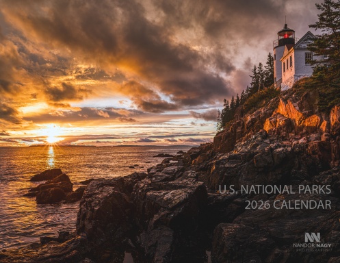 United States National Parks 2026 Wall Calendar