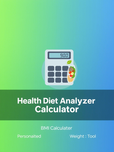 Health Diet Analyzer Calculator Your Personalized Guide to Optimal Nutrition