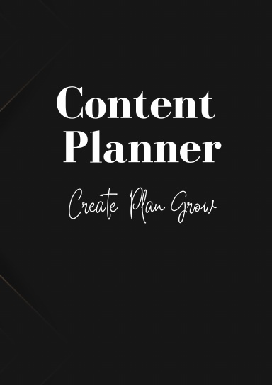 Content Planner -Blank
