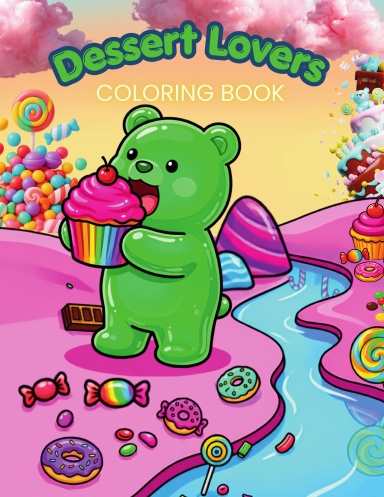 Dessert Lovers Coloring Book
