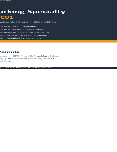 AWS Certified Advanced Networking Specialty ANS-C01 Complete Study Guide | Practice Questions | 2026 Edition