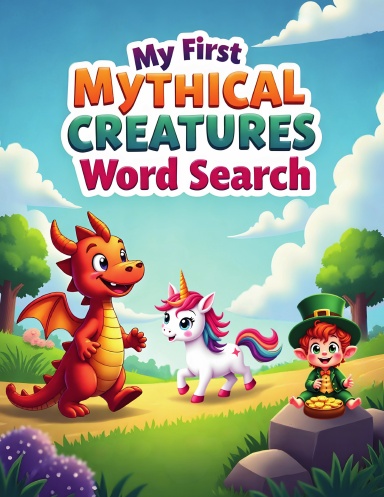 My First Mythical Creatures Word Search (Coil Bound)