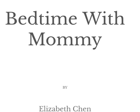Bedtime with mommy