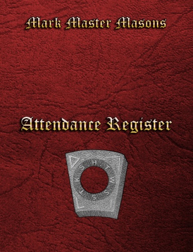 Mark Mason - Attendance Book - Maroon