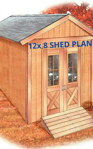 12 x 8 Shed Plan