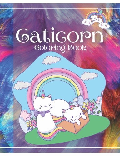 Unicorn and Cat coloring books for Girls 4-8: A Fun Kid Unicorn