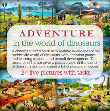 Adventure in the world of dinosaurs