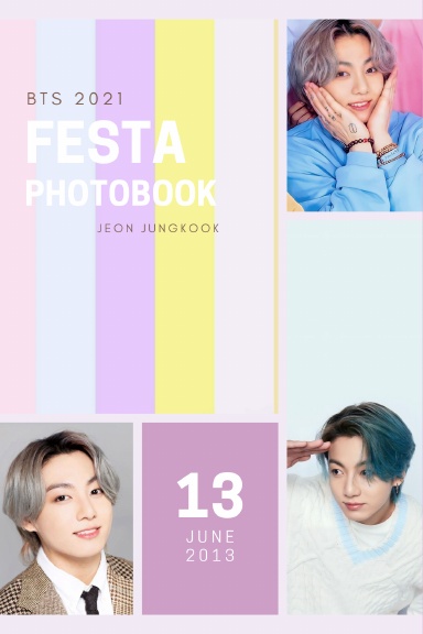 2021 BTS Festa: unofficial bangtan boys 8th ANNIVERSARY photobook jungkook version