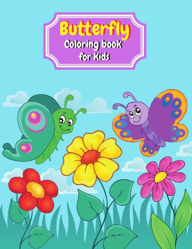 butterfly coloring book for kids