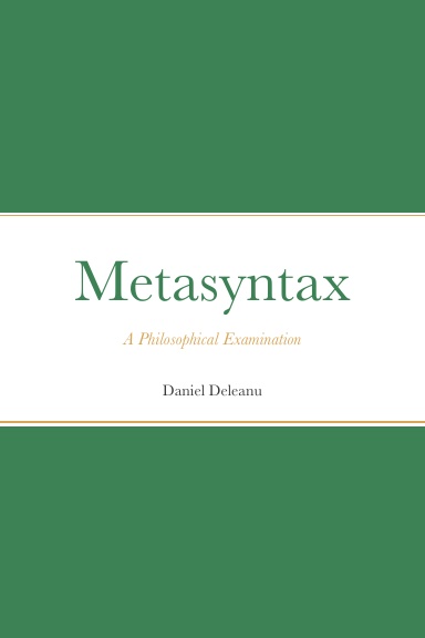 Metasyntax