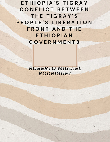ETHIOPIA'S TIGRAY CONFLICT BETWEEN THE TIGRAY PEOPLE'S LIBERATION FRONT AND THE ETHIOPIAN GOVERNMENT
