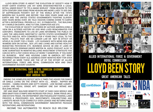 Lloyd Been Story Black Collectives Black Pioneers Black 🖤 Military ⚔ Black Royals Black Government Black Report AIFMILITARY