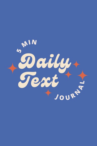 5 min Daily Text Journal