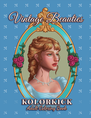 Vintage Beauties Coloring Book