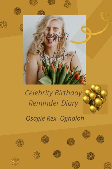 Celebrity Birthday Reminder Diary