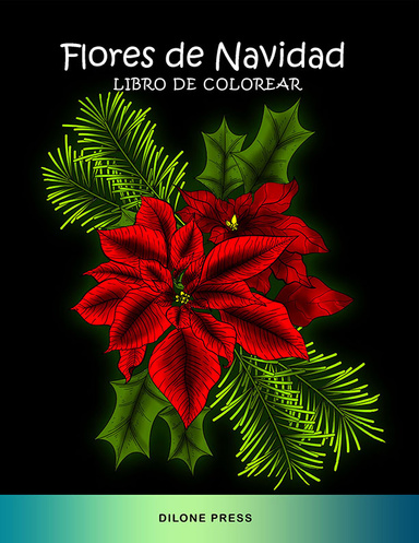 Flores de Navidad Libro de Colorear