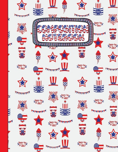 4th of July Notebook 8.5x11 vol.1