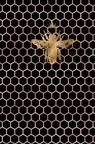 Queen Bee Lined Journal