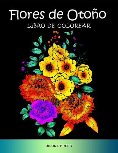 Flores de Otoño Libro de Colorear