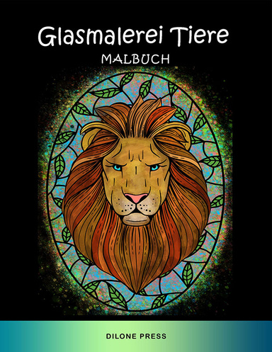 Glasmalerei Tiere Malbuch