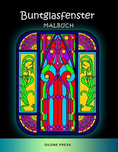 Buntglasfenster Malbuch