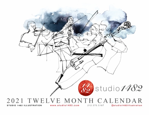 Studio 1482 Illustration 2021 Calendar