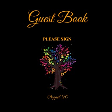 Guest Book - Floral Symphony of Garden Flowers Act 2