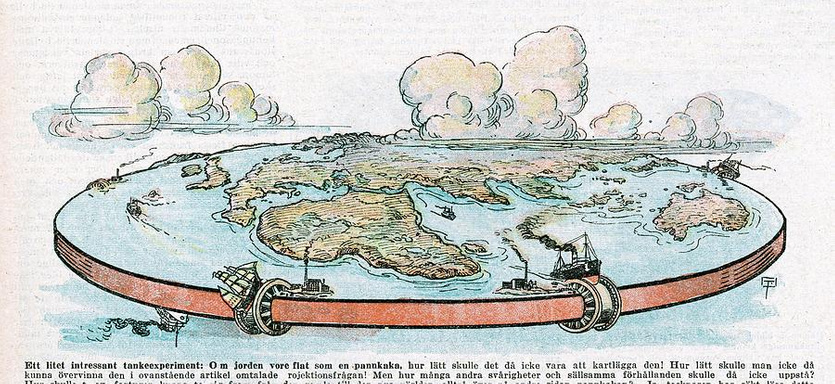 LA TERRA PIATTA
