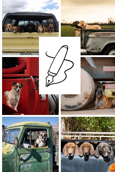Dogs and Trucks Journal (Coil Bound)