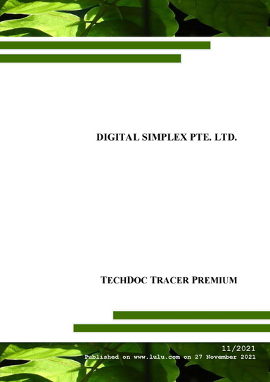 Tech Doc Tracer Premium 11/2021