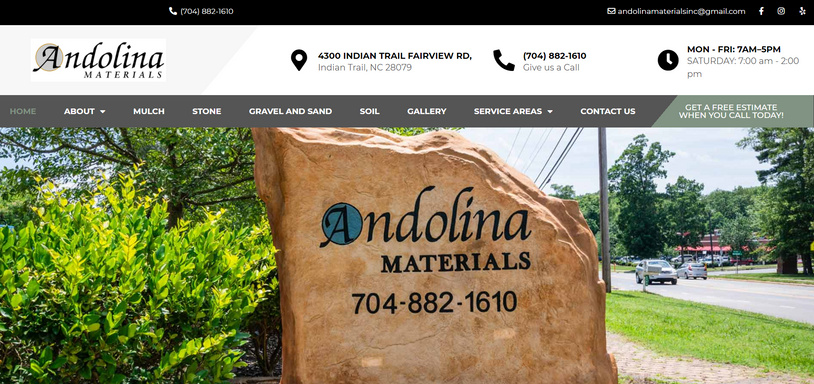 ANDOLINA LANDSCAPING MATERIALS