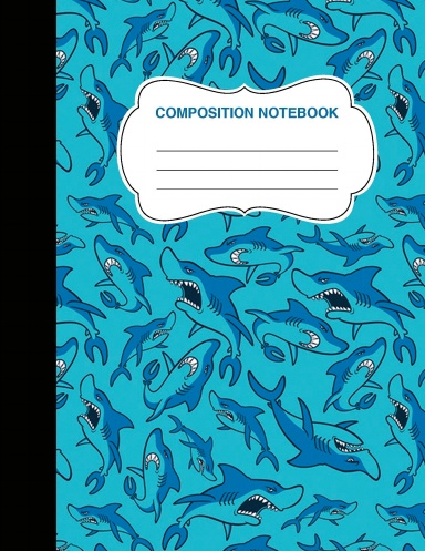 Shark Composition Notebook