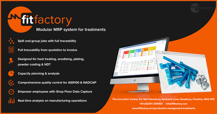 Fitfactory MRP System for Treatments